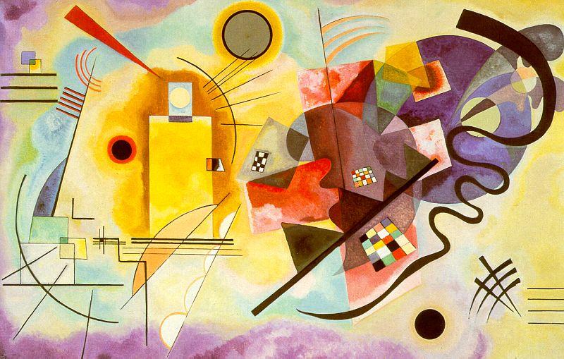 Wassily Kandinsky Yellow-Red-Blue oil painting image